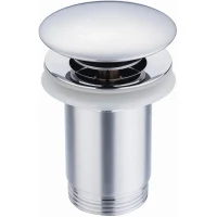 Донный клапан для раковины AQG Norm C 400050125 с переливом, хром
