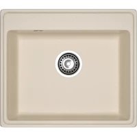 Кухонная мойка GranFest Vertex 580 58x50 см, кашемир