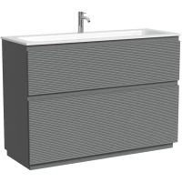 Тумба под раковину Sancos Folk Floor FL120FES 119 см, напольная, светло-серый матовый