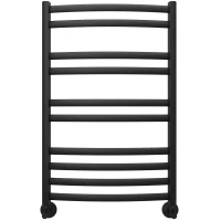 Полотенцесушитель водяной Aquatek Лугано П10 AQ DOC1080BL 800x530, черный матовый