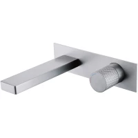 Смеситель для раковины Abber Rund AF8712SP CoolStart, встраиваемый, сатин