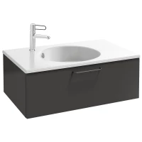 Тумба серый антрацит 80 см Jacob Delafon Odeon Rive Gauche EB2515-R9-N14