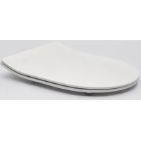 Сиденье для унитаза AQUAme AQM1202 с микролифтом, белый