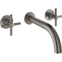 Смеситель для раковины Grohe Atrio New 20164AL3 встраиваемый, без донного клапана, темный графит матовый