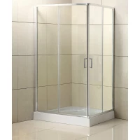 Душевой уголок 120x80 см BelBagno Uno UNO-195-AH-2-120/80-C-Cr прозрачное