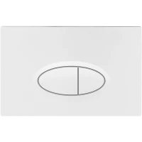 Кнопка смыва BelBagno BB052BL для инсталляции, белый глянец