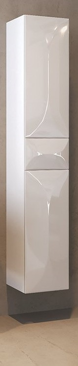 Пенал подвесной белый глянец R Marka One Elegant У69413 Y69413 - фото 1