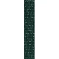 Бордюр Kerama Marazzi Левада зеленый темный глянцевый 40x7,1 LSB001 