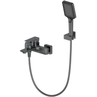 Смеситель для ванны Oliveeka D OL-639003A-BGM с душевым гарнитуром, оружейная сталь матовый