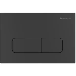 Изображение товара смывная клавиша aqueduto forma черный матовый for0140