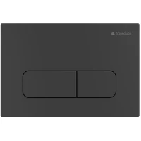 Кнопка смыва Aqueduto Forma FOR0140 для инсталляции, черный матовый