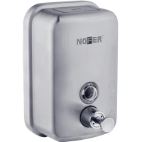 Диспенсер для жидкого мыла Nofer Inox 03001.06.S 600 мл, нержавеющая сталь