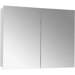 Изображение товара зеркальный шкаф 100x75 см белый глянец акватон лондри 1a267302lh010