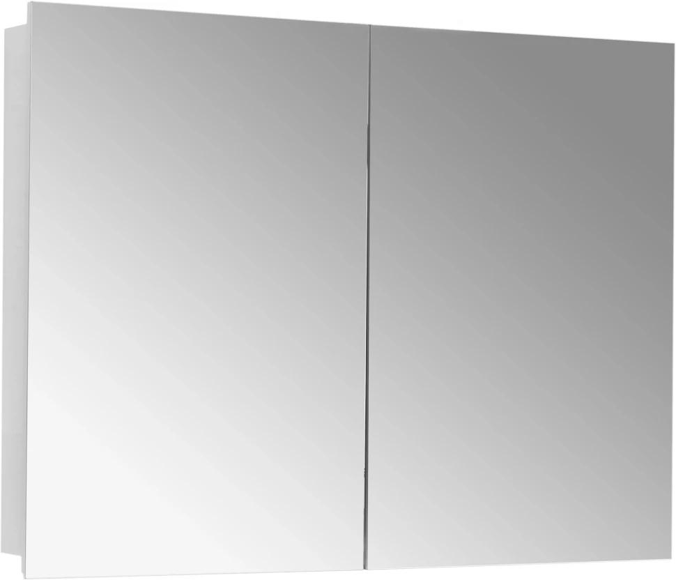 Зеркальный шкаф 100x75 см белый глянец Акватон Лондри 1A267302LH010 - фото 1