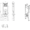Комплект подвесной унитаз + система инсталляции Cersanit Delfi SET-DEL/Black/TPL/Cg-w - 4