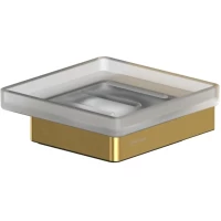 Мыльница Whitecross Cubo CU2420GLB настенная, золотой матовый