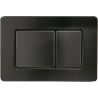 Кнопка смыва Boheme 650-B для инсталляции, черный матовый