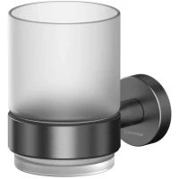 Стакан для зубных щеток Whitecross Ergo ER2230GM настенный, оружейная сталь