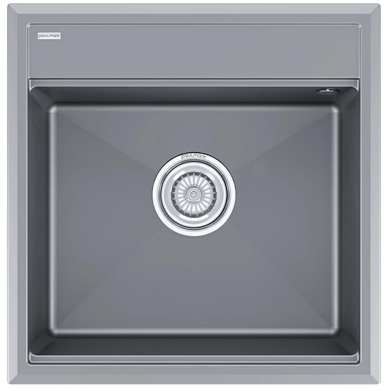 Кухонная мойка Paulmark Stepia серый металлик PM115051-GRM