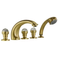 Смеситель на борт ванны Migliore Axo Swarovski ML.AXO-680F.BR