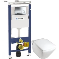 Комплект подвесной унитаз Jacob Delafon Escale E1306-00 + система инсталляции Geberit 458.125.21.1