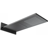 Верхний душ Wonzon & Woghand WW-HS101-BGG 230 мм, темный графит матовый