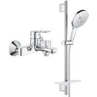 Смеситель для ванны Grohe BauLoop 23603000 + 26591000