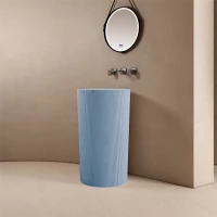 Раковина напольная 50x50 см Abber Stein AS2501Blau