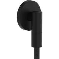 Подключение для душевого шланга Hansgrohe FixFit Fine S 28882670 черный матовый