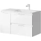 Комплект мебели белый глянец 91,8 см Aqwella 5 Stars Accent ACC0109RW + Mal.09.04.D-R + RM0205BLK - 3