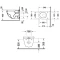 Комплект подвесной унитаз Duravit Starck 3 2200090000 + 0063810000 + система инсталляции Villeroy & Boch 92246100 - 5
