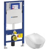 Комплект подвесной унитаз Jacob Delafon Odeon Rive Gauche EDR102-00 + E24888-00 + система инсталляции Geberit 111.300.00.5
