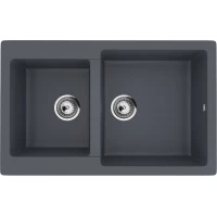 Кухонная мойка Ulgran антрацит U-505-343