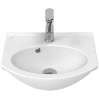 Раковина Creavit Etol ET045-00CB00E-0000 45,3x37,8 см, накладная, подвесная, белый