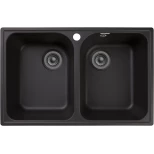Изображение товара кухонная мойка granfest quarz черный gf-z15