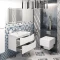 Комплект мебели белый матовый 80 см Opadiris Элеганс - 3
