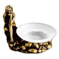 Мыльница настольная бронза Art&Max Juno AM-0071C-B