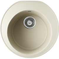 Кухонная мойка Omoikiri Tetogranit Miya 50R-BE 4993504 50,5x49 см, ваниль