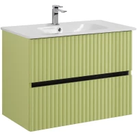 Тумба под раковину Art&Max Torino AM-TORINO-800-2C-SO-MN-P 80 см, подвесная, мятный матовый