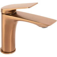 Смеситель для раковины Rea Avalon REA-B5064 без донного клапана, медь матовая