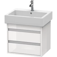 Тумба белый глянец 55 см Duravit Ketho KT663602222
