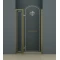 Душевая дверь распашная Cezares Retro 120 см прозрачное c матовым узором RETRO-A-B-12-120-CP-Br-L - 1