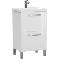 Тумба белый глянец 47,6 см Cersanit Melar 64127