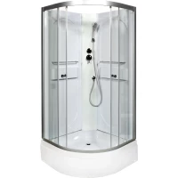 Душевая кабина 100x100x200 см Deto L510N прозрачное