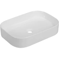 Раковина-чаша ЗОВ Oliveeka 9690A 56x38 см, накладная, белый