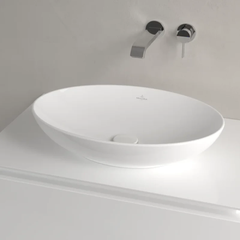 Раковина-чаша Villeroy & Boch Loop & Friends 4A470101 56x38,5 см, накладная, альпийский белый Раковина-чаша Villeroy & Boch Loop & Friends 4A470101 56x38,5 см, накладная, альпийский белый