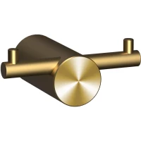 Крючок Raiber Graceful RPG-80005 двойной, для ванны, золотой матовый