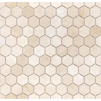 Мозаика Pietrine Hexagonal Crema Marfil MAT hex 18x30x6