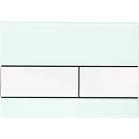 Кнопка смыва Tece TECEsquare 9240803 для инсталляции, мятный зеленый/белый