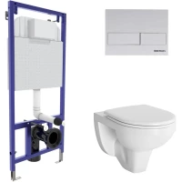 Комплект подвесной унитаз Berges Gamma + система инсталляции Berges Novum L4 042428